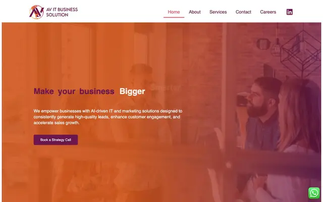 AV IT Business Solution Pvt. Ltd website