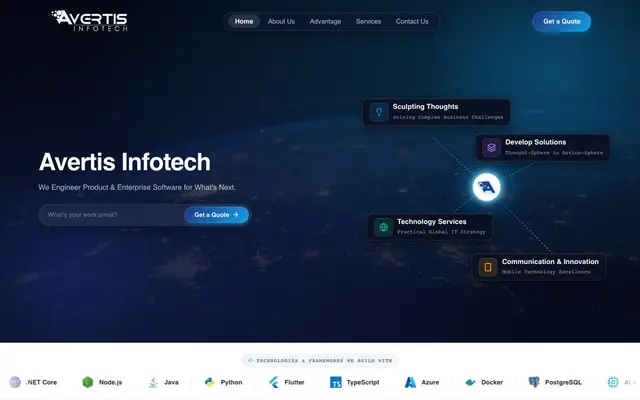 Avertis Infotech Private Limited website