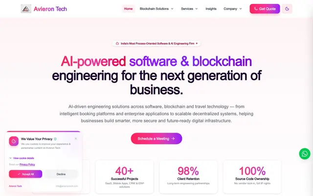 AVIERON TECH PRIVATE LIMITED website
