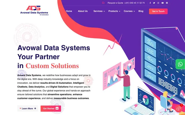 Avowal Data Systems website