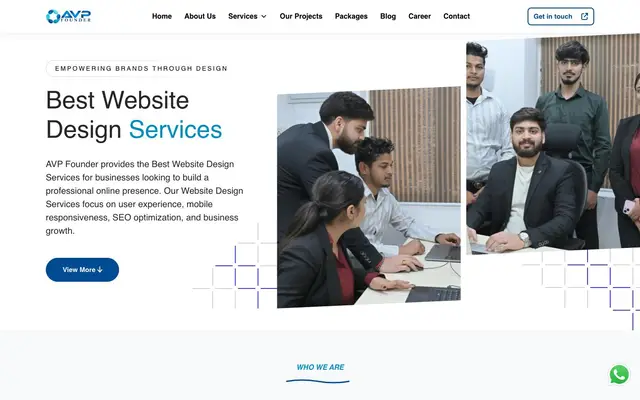 AVP Founder website