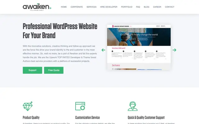 Awaiken Technology website