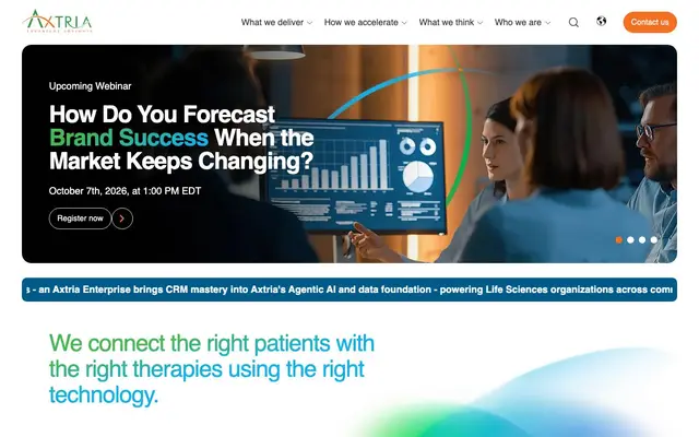 Axtria - Ingenious Insights website