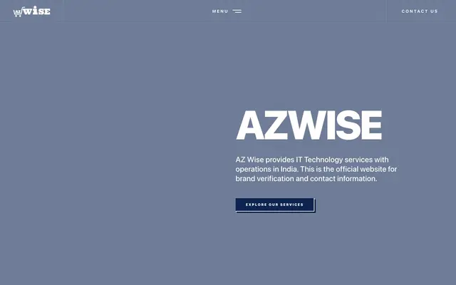 AZ Wise - Custom Web Application Development website
