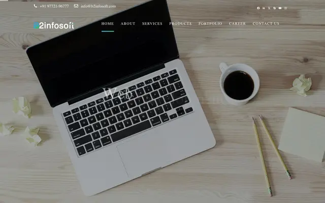 B2infosoft website