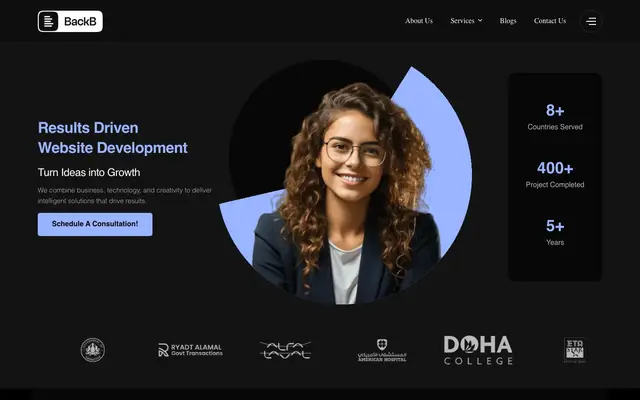 Back B Solutions LLP website