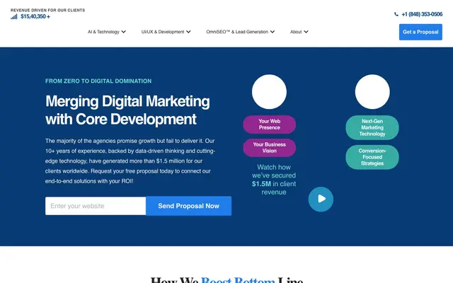 Backup Infotech website