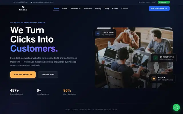 Bafna Digitech Solution Pvt. Ltd website