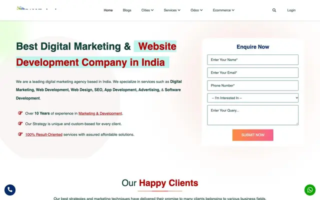 #1 Digital Marketing Agency & Web Solution - BALJ Technology website