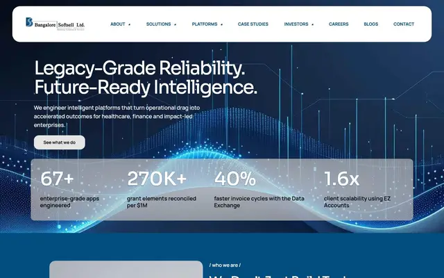 Bangalore Softsell Ltd website