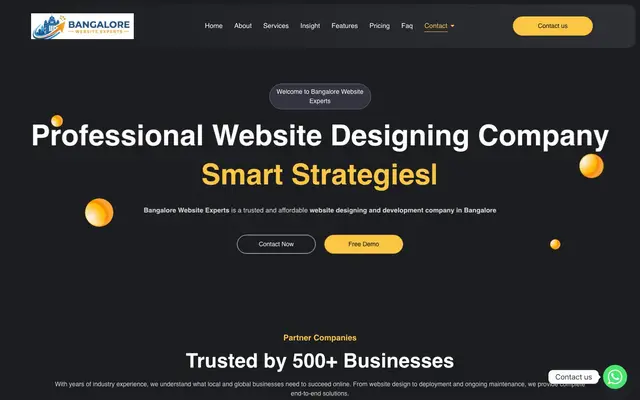 Bangalore Website Experts website
