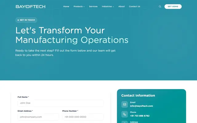 BayOfTech Private Limited website