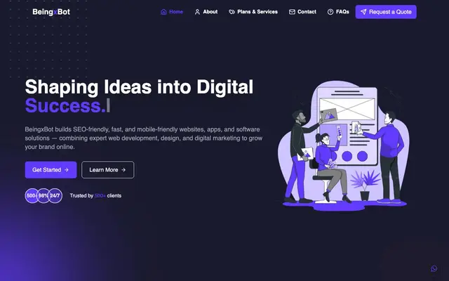 BeingxBot website