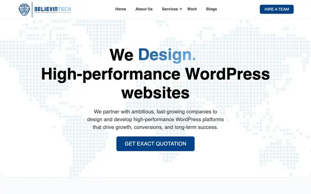 Believ-In Technologies website
