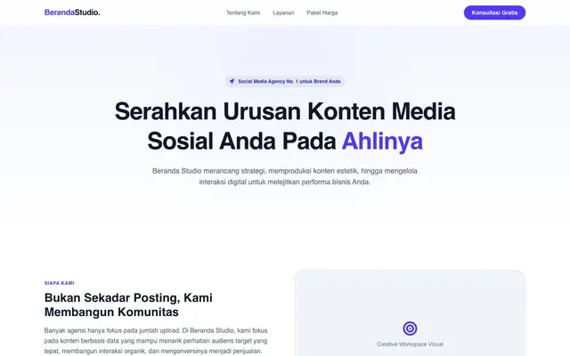 BERANDA STUDIO I Jasa Digital Marketing - Creative Agency Jakarta website