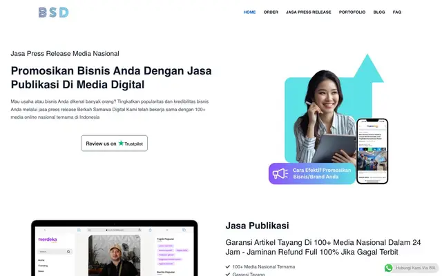 Berkah Samawa Digital - Jasa Press Release Media Nasional dan Pembuatan Website Profesional website