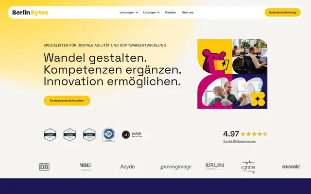Digitalagentur Berlin Bytes: KI, Beratung & Entwicklung website