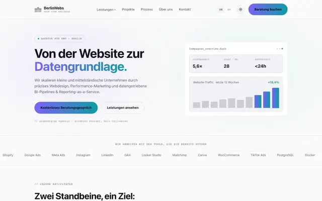 BerlinWebs website