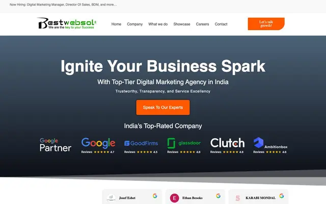 Best Web Solutions website