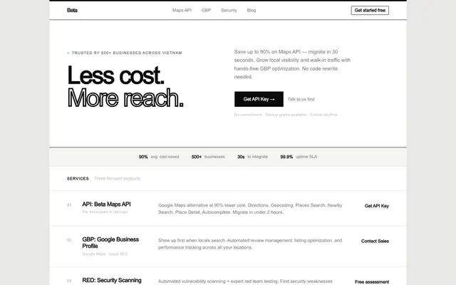 BETA website