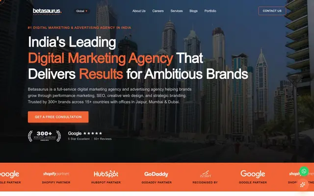 Betasaurus website