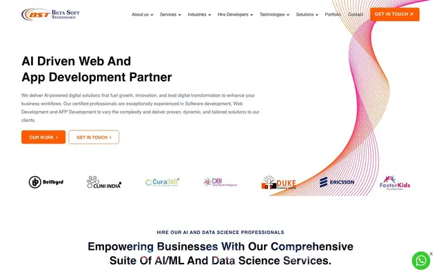 Beta Soft Technology website
