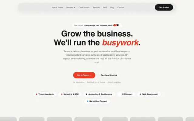 Bexcode website