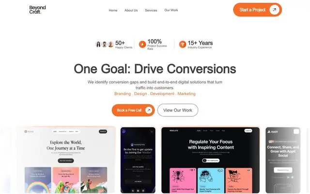Beyond Craft | UI/UX Design Agency in Pune website