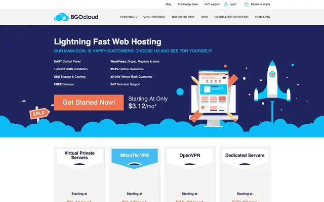 BGOcloud website