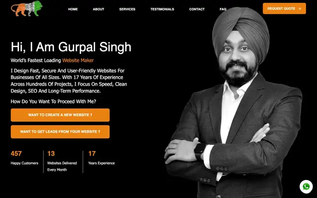 Bharat Website Makers website