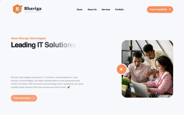 Bhaviga Technologies website