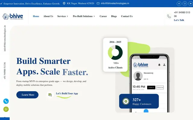 Bhive Technologies website