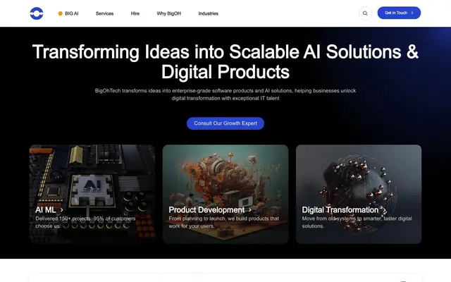 BigOhTech website