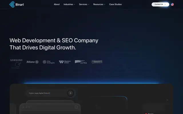 Binari Suite: Jasa Pembuatan Website Profesional & Layanan SEO di Jakarta website