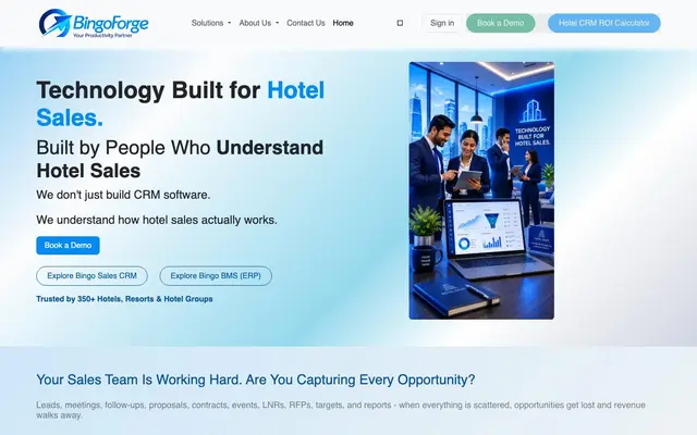 Bingoforge Pvt. Ltd. website