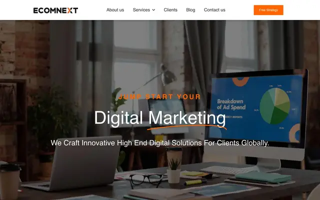 Ecomnext Solutions LLP website