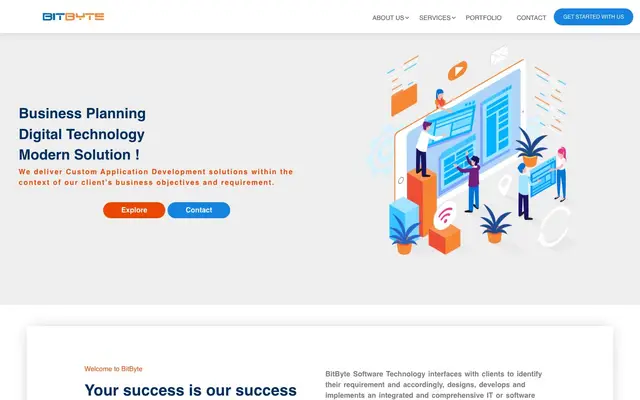 BitByte Software Technology website