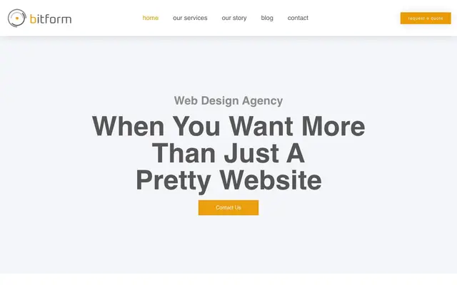 Bitform Web Development website