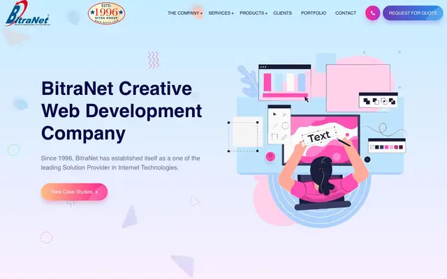 Bitra Net website
