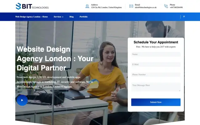 Bit Technologies | Web design company London website