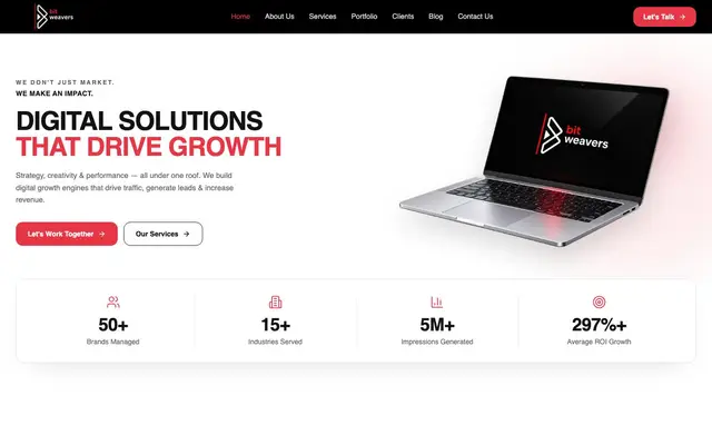 Bit Weavers Solutions website
