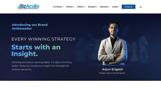 BizAcuity Solutions Pvt. Ltd. website
