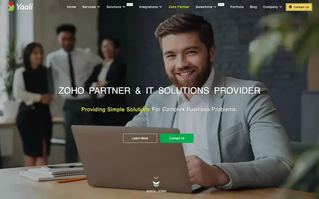 YAALI BIZAPPLN SOLUTIONS website