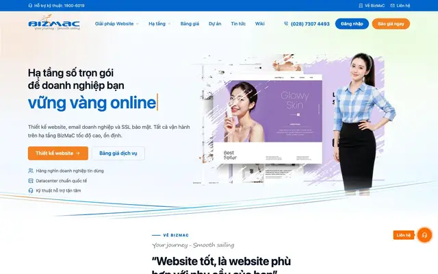 BizMaC - Thiết kế website Doanh nghiệp website