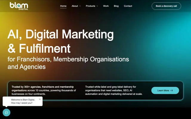 Blam Digital website