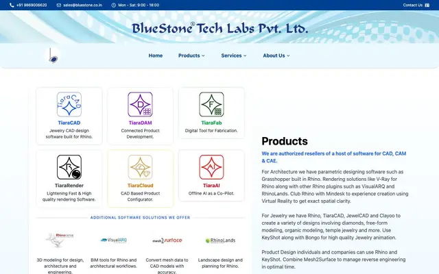 BlueStone Tech Labs Pvt Ltd website
