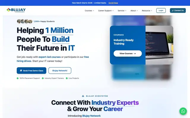 Blujay Technologies website