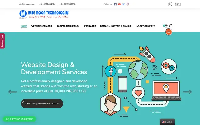 Blue Moon Technologies website
