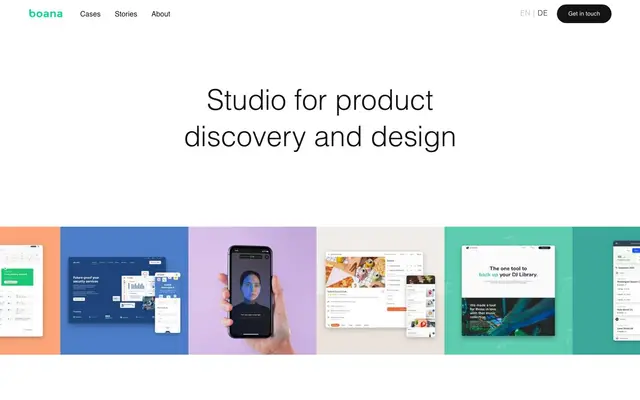 Boana Studio | UX Design Agency for Digital Products, UX/UI & Branding website