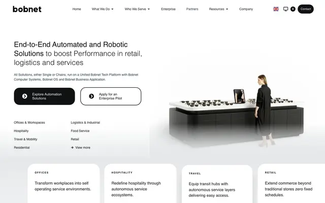 Bobnet Tech Division website
